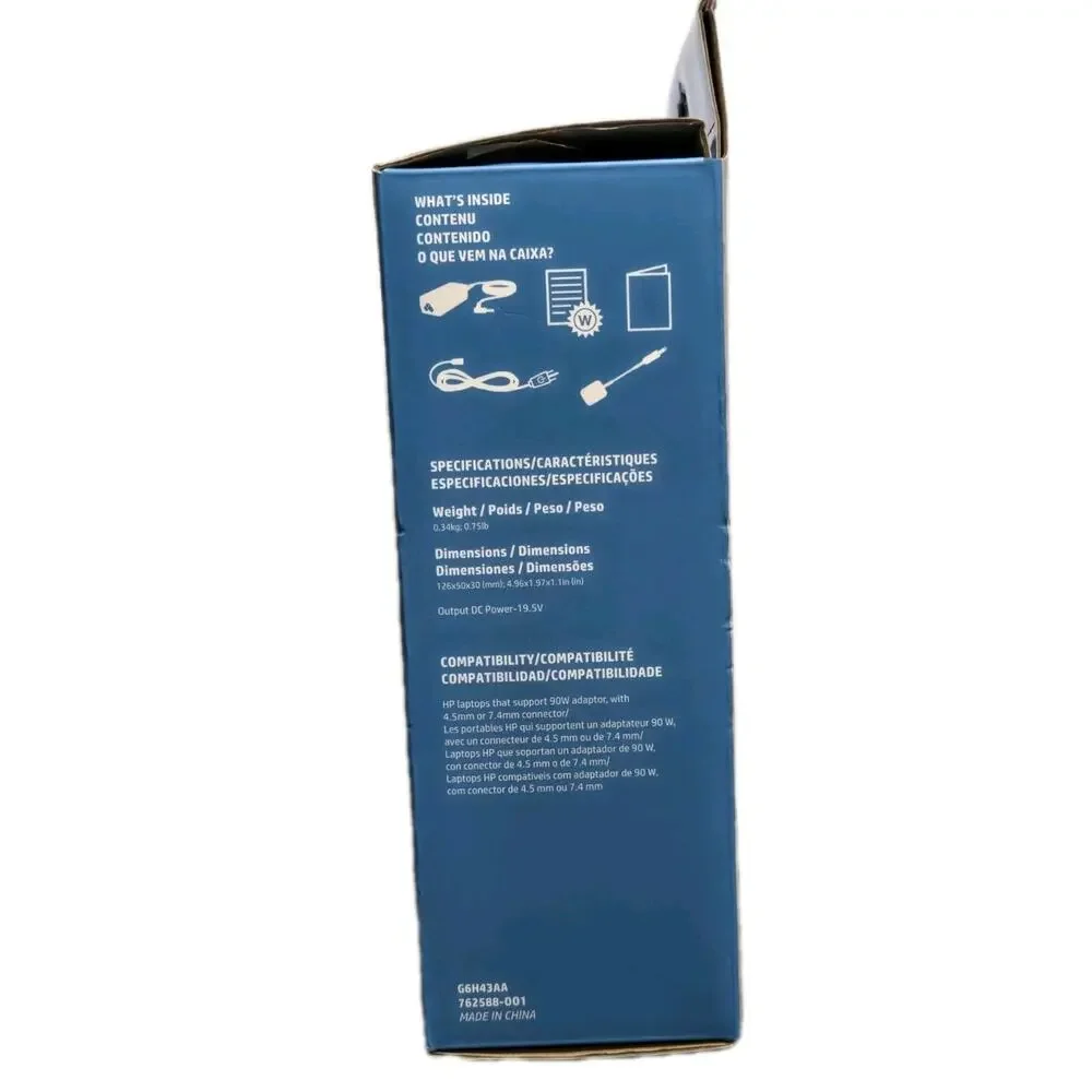 Genuine HP 90W Smart AC Power Adapter Charger - Open Box - Universal for HP
